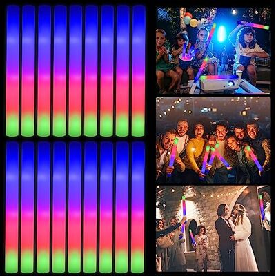 YYYuYong 50 lot Bâton Lumineux LED Blanc Mariage,Bâton Lumineux LED en Mousse,3 Modes Bâtons Lumineux Clignotants Fournitures de Fête Brillent dans Le Noir pour Fête, Concert et Événement - Publicité YYYuYong 50 lot Bâton Lumineux LED Blanc Mariage,Bâton Lumineux LED en Mousse,3 Modes Bâtons Lumineux Clignotants Fournitures de Fête Brillent dans Le Noir pour Fête, Concert et Événement - Publicité