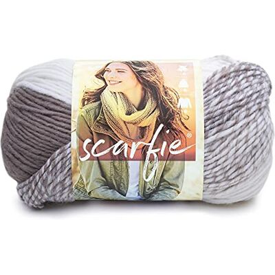 Fil à tricoter et crochet Lion Brand Yarn Scarfie - Mélange de laine ombré - Publicité Fil à tricoter et crochet Lion Brand Yarn Scarfie - Mélange de laine ombré - Publicité