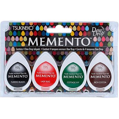 Tsukineko Memento Ensemble de 4 pièces Gotta Have - Encre pour Artisanat - Publicité Tsukineko Memento Ensemble de 4 pièces Gotta Have - Encre pour Artisanat - Publicité