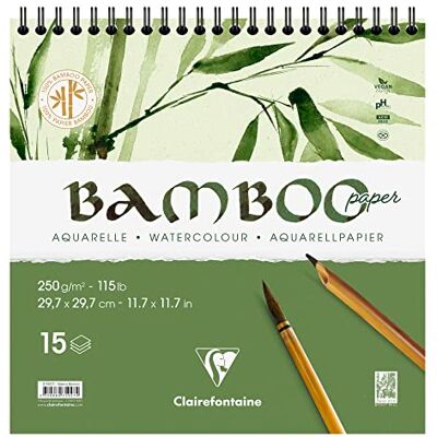Papier d'art Bamboo 250 g/m² Bloc Spiral - Papier d'art - Publicité Papier d'art Bamboo 250 g/m² Bloc Spiral - Papier d'art - Publicité