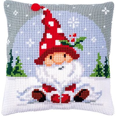 Vervaco Kit de Broderie pour Coussin de Noël - Point de Croix - Publicité Vervaco Kit de Broderie pour Coussin de Noël - Point de Croix - Publicité