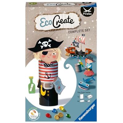 Ravensburger – EcoCreate – Eco-responsable – Recyclage – Jouets – Fabrication objets – Thème Pirates – Loisir créatif – Activité détente et créative – Dès 6 ans – 18130 – Version française - Publicité Ravensburger – EcoCreate – Eco-responsable – Recyclage – Jouets – Fabrication objets – Thème Pirates – Loisir créatif – Activité détente et créative – Dès 6 ans – 18130 – Version française - Publicité