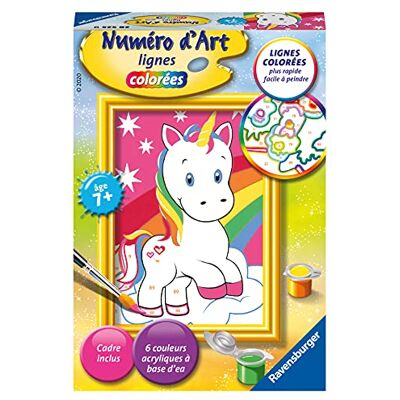 Ravensburger – Numéro d’Art Mini Format – Adorable Licorne – Loisir créatif – Kit de Peinture par numéros – Activité détente et créative – Dès 7 Ans – 28525 – Version française - Publicité Ravensburger – Numéro d’Art Mini Format – Adorable Licorne – Loisir créatif – Kit de Peinture par numéros – Activité détente et créative – Dès 7 Ans – 28525 – Version française - Publicité