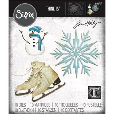 Sizzix Thinlits Pochoir Vault Winter Wishes - Pochoir - Publicité Sizzix Thinlits Pochoir Vault Winter Wishes - Pochoir - Publicité