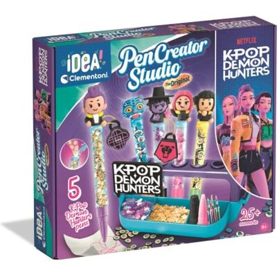 Clementoni Crée tes Stylos K-Pop Demon Hunters pour Enfants 6 Ans+ 5 Stylos à Personnaliser Personnages & Décorations Irisées Inclus Activité Créative sans écran Idée Cadeau - Publicité Clementoni Crée tes Stylos K-Pop Demon Hunters pour Enfants 6 Ans+ 5 Stylos à Personnaliser Personnages & Décorations Irisées Inclus Activité Créative sans écran Idée Cadeau - Publicité