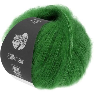 Lana Grossa Silkhair Fil à dentelle fine en Superkid mohair avec soie Fil à tricoter à la main en 70 % mohair (Superkid) et 30 % soie 25 g Pour tricot et crochet 210 m FB 210 - Publicité Lana Grossa Silkhair Fil à dentelle fine en Superkid mohair avec soie Fil à tricoter à la main en 70 % mohair (Superkid) et 30 % soie 25 g Pour tricot et crochet 210 m FB 210 - Publicité