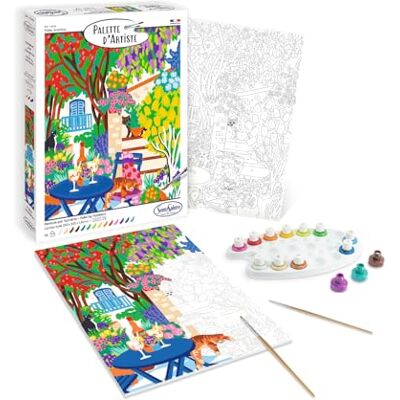 Sentosphère - Palette d'Artiste Patio Andalou Peinture par numéros 16 couleurs Qualité Beaux Arts Loisirs et créatifs adultes Made in France - Publicité Sentosphère - Palette d'Artiste Patio Andalou Peinture par numéros 16 couleurs Qualité Beaux Arts Loisirs et créatifs adultes Made in France - Publicité
