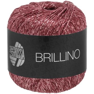 Lana Grossa Brillino Fil avec fil lurex coloré Fil à tricoter à la main en 83 % viscose et 17 % fibres métalliques 25 g de laine pour tricot et crochet 200 m - Publicité Lana Grossa Brillino Fil avec fil lurex coloré Fil à tricoter à la main en 83 % viscose et 17 % fibres métalliques 25 g de laine pour tricot et crochet 200 m - Publicité