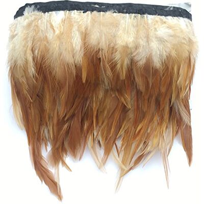 Sowder Bordure à franges en plumes de coq pour décoration de robe Lot de 4,6 m (naturelle) - Publicité Sowder Bordure à franges en plumes de coq pour décoration de robe Lot de 4,6 m (naturelle) - Publicité