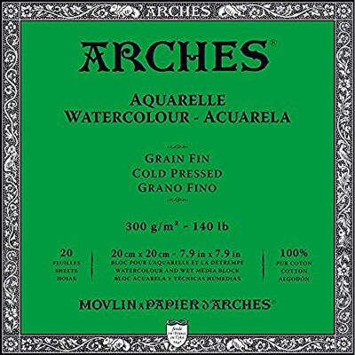 Arches - Aquarelle block - 300 g/m² - Paper block - Publicité Arches - Aquarelle block - 300 g/m² - Paper block - Publicité