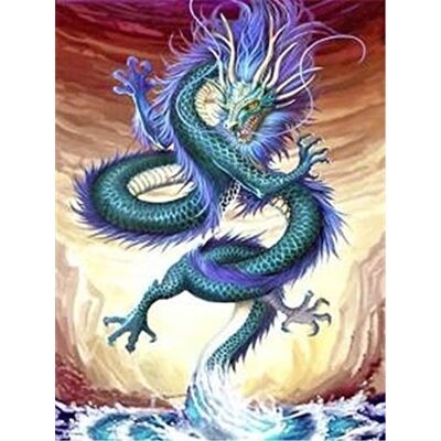 Pracht Creatives Hobby Diamond Painting Set, tableau avec motif dragon et accessoires, taille env. 25 x 35 cm, set de bricolage pour peindre avec des pierres brillantes pour les enfants à partir de 5 ans - Publicité Pracht Creatives Hobby Diamond Painting Set, tableau avec motif dragon et accessoires, taille env. 25 x 35 cm, set de bricolage pour peindre avec des pierres brillantes pour les enfants à partir de 5 ans - Publicité