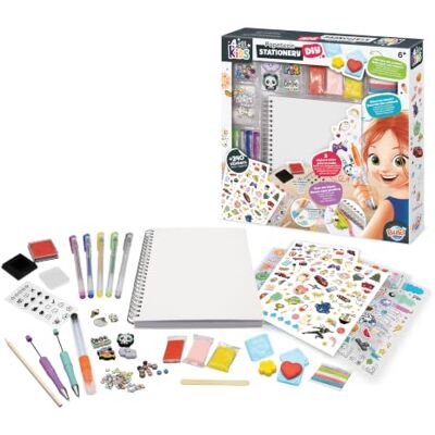 Buki France Papeterie DIY Coffret Création Carnet, Stylos & Gommes Personnalisables Stickers, Tampons & Perles Dès 6 Ans FK025 - Publicité Buki France Papeterie DIY Coffret Création Carnet, Stylos & Gommes Personnalisables Stickers, Tampons & Perles Dès 6 Ans FK025 - Publicité