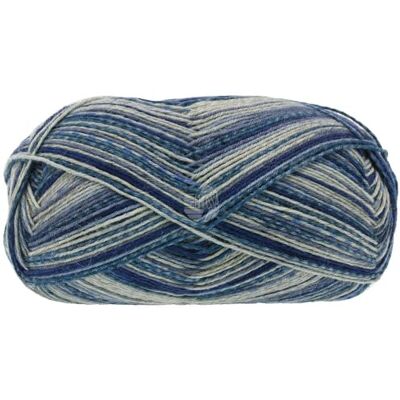 Lana Grossa Meilenweit 100 Denim Mix Classiques des chaussettes, imprimés et lavables en machine Fil à tricoter à la main en 75 % laine vierge et 25 % polyamide 100 g de laine, pour tricot et - Publicité Lana Grossa Meilenweit 100 Denim Mix Classiques des chaussettes, imprimés et lavables en machine Fil à tricoter à la main en 75 % laine vierge et 25 % polyamide 100 g de laine, pour tricot et - Publicité