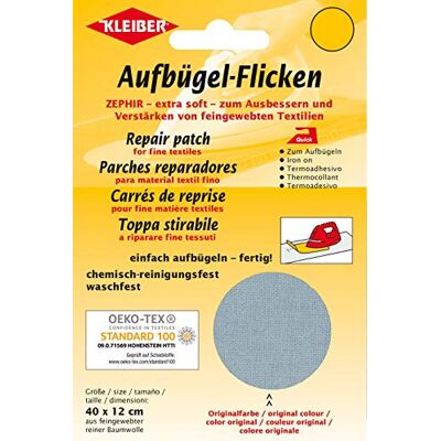 Patch de réparation en coton Kleiber Zephir - 40x12 cm - Publicité Patch de réparation en coton Kleiber Zephir - 40x12 cm - Publicité