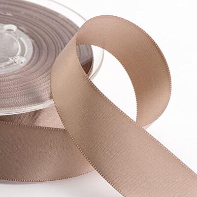 Italian Options Ruban de satin Taupe 6 mm x 25 m - Publicité Italian Options Ruban de satin Taupe 6 mm x 25 m - Publicité