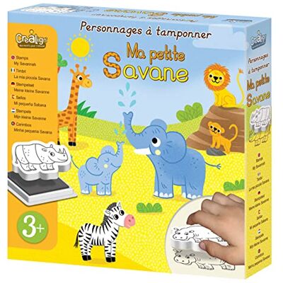 Crealign Mi pequeña Sabana - Savane africaine - Tampons en mousse - Stamp set - Publicité Crealign Mi pequeña Sabana - Savane africaine - Tampons en mousse - Stamp set - Publicité