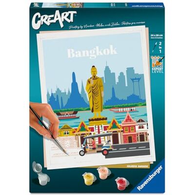 Ravensburger – CreArt 24x30 cm – Adulte – Peinture par numéros – Bangkok – Loisir créatif – 12023095 - Publicité Ravensburger – CreArt 24x30 cm – Adulte – Peinture par numéros – Bangkok – Loisir créatif – 12023095 - Publicité