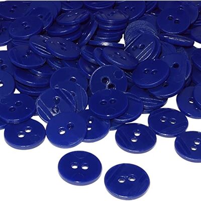 AERZETIX C56447 Lot de 100 Boutons ronds Ø15x2.2 mm à 2 trous couleur bleu violet en plastique diamètre de l'ouverture 2 mm mercerie couture/vêtements artisanat/mode/broderie - Publicité AERZETIX C56447 Lot de 100 Boutons ronds Ø15x2.2 mm à 2 trous couleur bleu violet en plastique diamètre de l'ouverture 2 mm mercerie couture/vêtements artisanat/mode/broderie - Publicité