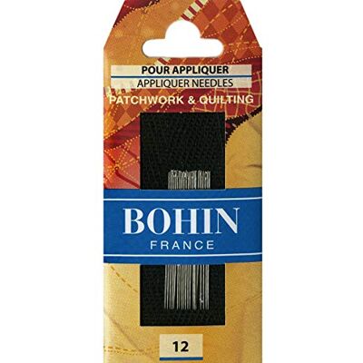 Bohin Aiguille appliquer n° 11 et n°12 Pochette de 20 12 - Publicité Bohin Aiguille appliquer n° 11 et n°12 Pochette de 20 12 - Publicité