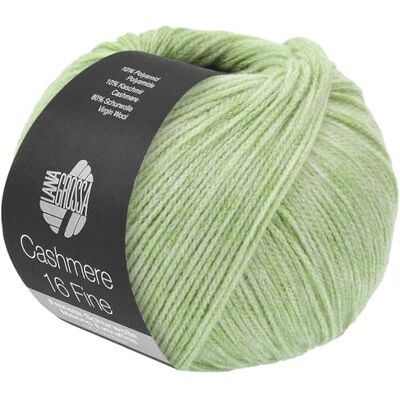 Lana Grossa Cashmere 16 Fine En cachemire et laine mérinos Fil à tricoter à la main en 80 % laine vierge (mérinos extra fine), 10 % cachemire et polyamide 50 g de laine pour tricot et crochet - Publicité Lana Grossa Cashmere 16 Fine En cachemire et laine mérinos Fil à tricoter à la main en 80 % laine vierge (mérinos extra fine), 10 % cachemire et polyamide 50 g de laine pour tricot et crochet - Publicité