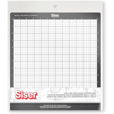 SISER Tapis de découpe High Tack 30x30 cm haute adhésivité, idéal pour les matériaux épais. Découpes précises et nettes sur film thermique, carton et acétate. Publicité SISER Tapis de découpe High Tack 30x30 cm haute adhésivité, idéal pour les matériaux épais. Découpes précises et nettes sur film thermique, carton et acétate. Publicité