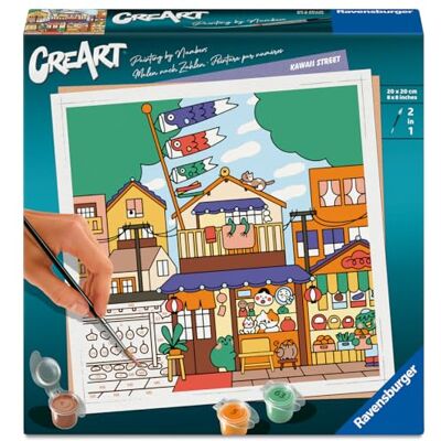 Ravensburger – CreArt – Adulte – Peinture par numéros – Kawaii Street/Niniwanted – Illustrateur – Loisir créatif – 12023273 - Publicité Ravensburger – CreArt – Adulte – Peinture par numéros – Kawaii Street/Niniwanted – Illustrateur – Loisir créatif – 12023273 - Publicité