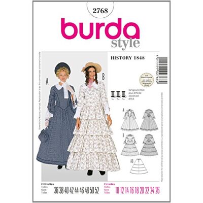 Patron de costume Burda 2768 - Instructions étape par étape - Publicité Patron de costume Burda 2768 - Instructions étape par étape - Publicité