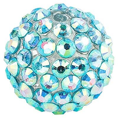 ideen mit herz Lot de 10 perles en cristal à enfiler Boule disco Perles pour bijoux Couleurs et tailles au choix (menthe irisée, 14 mm) - Publicité ideen mit herz Lot de 10 perles en cristal à enfiler Boule disco Perles pour bijoux Couleurs et tailles au choix (menthe irisée, 14 mm) - Publicité