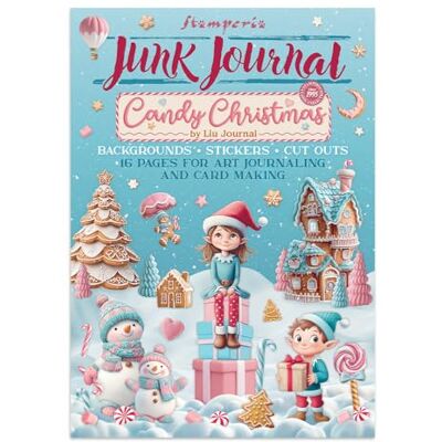Stamperia Junk Journal Stickers, Cut-Outs, and Backgrounds for Scrapbooks, Albums, Card Making, Bullet Journalling and More, Perfect for Hobbies, Crafts, and Gifting (Candy Christmas) - Publicité Stamperia Junk Journal Stickers, Cut-Outs, and Backgrounds for Scrapbooks, Albums, Card Making, Bullet Journalling and More, Perfect for Hobbies, Crafts, and Gifting (Candy Christmas) - Publicité