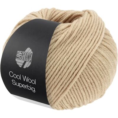 Lana Grossa COOL WOOL SUPERBIG UNI 50 g, couleur : 036 – ivoire - Publicité Lana Grossa COOL WOOL SUPERBIG UNI 50 g, couleur : 036 – ivoire - Publicité