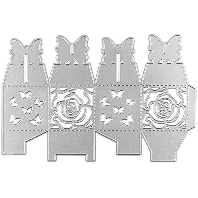 ideen mit herz Matrice de découpe, boîte pliante 2, 16,3 cm x 11 cm, convient pour les perforatrices courantes pour créer des boîtes-cadeaux fête des mères, anniversaire, Noël, petits cadeaux - Publicité ideen mit herz Matrice de découpe, boîte pliante 2, 16,3 cm x 11 cm, convient pour les perforatrices courantes pour créer des boîtes-cadeaux fête des mères, anniversaire, Noël, petits cadeaux - Publicité