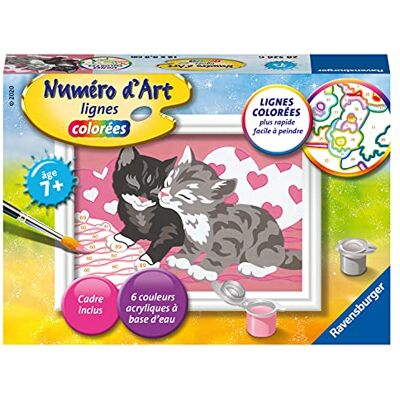 Ravensburger – Numéro d’Art Mini Format – Adorables Chatons – Loisir créatif – Kit de Peinture par numéros – Activité détente et créative – Dès 7 Ans – 28526 – Version française - Publicité Ravensburger – Numéro d’Art Mini Format – Adorables Chatons – Loisir créatif – Kit de Peinture par numéros – Activité détente et créative – Dès 7 Ans – 28526 – Version française - Publicité