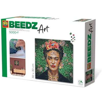 Creative - Beedz Art-Frida Kahlo 5000 Perles à Repasser, 06011 - Publicité Creative - Beedz Art-Frida Kahlo 5000 Perles à Repasser, 06011 - Publicité