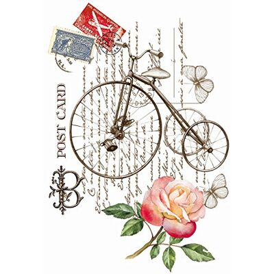 ideen mit herz Transfert de repassage coloré DIN A4 Pour décorer les textiles tels que les t-shirts et les sacs avec motifs à repasser Images de transfert DIY textiles (Tricycle) - Publicité ideen mit herz Transfert de repassage coloré DIN A4 Pour décorer les textiles tels que les t-shirts et les sacs avec motifs à repasser Images de transfert DIY textiles (Tricycle) - Publicité