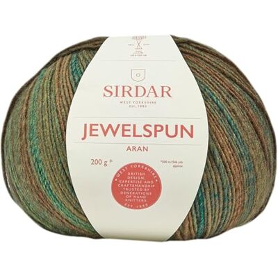 Fil Jewelspun Aran de Sirdar - Rayures, 200g - Publicité Fil Jewelspun Aran de Sirdar - Rayures, 200g - Publicité