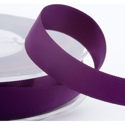Italian Options Rouleau de ruban de satin, 38 mm de large x 25 m, aubergine - Publicité Italian Options Rouleau de ruban de satin, 38 mm de large x 25 m, aubergine - Publicité