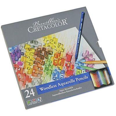 Cretacolor Aqua Monolith 24 Couleurs - Fournitures d'art - Publicité Cretacolor Aqua Monolith 24 Couleurs - Fournitures d'art - Publicité