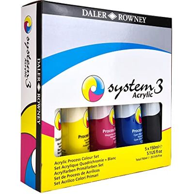 Peinture acrylique Daler-Rowney 129100150 - Tube 150 ml - Publicité Peinture acrylique Daler-Rowney 129100150 - Tube 150 ml - Publicité