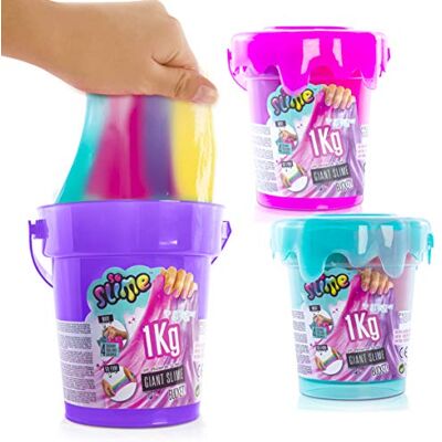 Canal Toys So Slime Seau Géant 1 kg 4 Couleurs à Mélanger, Étirer & Tordre Slime Prêt à l’Emploi Non Toxique Sans Colle Loisir Créatif & Activité Manuelle Seau & Couvercle SSC 122U - Publicité Canal Toys So Slime Seau Géant 1 kg 4 Couleurs à Mélanger, Étirer & Tordre Slime Prêt à l’Emploi Non Toxique Sans Colle Loisir Créatif & Activité Manuelle Seau & Couvercle SSC 122U - Publicité
