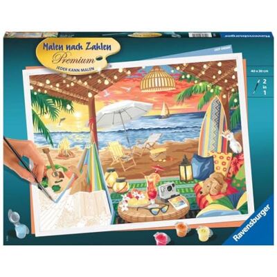 Ravensburger Peinture par numéros 20182 Cozy Cabana A partir de 14 ans - Publicité Ravensburger Peinture par numéros 20182 Cozy Cabana A partir de 14 ans - Publicité