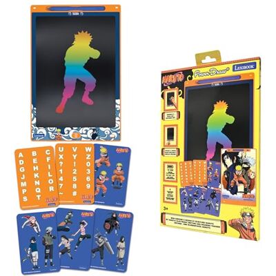 Lexibook , Naruto Ardoise Magique, CRT10NA Format A4, écran 28 cm, 1 stylet et 6 pochoirs inclus, Dessins multicolores, Orange - Publicité Lexibook , Naruto Ardoise Magique, CRT10NA Format A4, écran 28 cm, 1 stylet et 6 pochoirs inclus, Dessins multicolores, Orange - Publicité