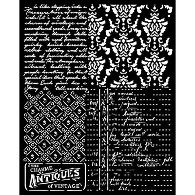 Stamperia Pochoirs épais pour scrapbooking, albums, fabrication de cartes, bullet journal, et plus, motifs mixtes, matériau flexible, facile à nettoyer, parfait pour l'artisanat et le cadeau (antiques - Publicité Stamperia Pochoirs épais pour scrapbooking, albums, fabrication de cartes, bullet journal, et plus, motifs mixtes, matériau flexible, facile à nettoyer, parfait pour l'artisanat et le cadeau (antiques - Publicité