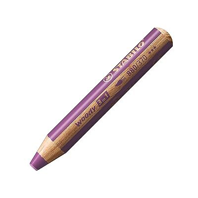 STABILO Woody 3 en 1 Violet - Crayons de couleur - Publicité STABILO Woody 3 en 1 Violet - Crayons de couleur - Publicité