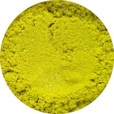 The Soapery Poudre de mica jaune citron Sherbet cosmétique 3 g-50 g pour savon, ombre à paupières, bombes de bain (3 g) - Publicité The Soapery Poudre de mica jaune citron Sherbet cosmétique 3 g-50 g pour savon, ombre à paupières, bombes de bain (3 g) - Publicité