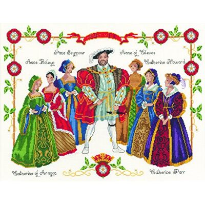 DMC Henry VIII Kit de Point de Croix en Coton Multicolore - Publicité DMC Henry VIII Kit de Point de Croix en Coton Multicolore - Publicité