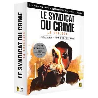 COFFRET LE SYNDICAT DU CRIME LA TRILOGIE HKVidéo COLLECTOR 4K + 2 BONUS + LIVRET - Publicité COFFRET LE SYNDICAT DU CRIME LA TRILOGIE HKVidéo COLLECTOR 4K + 2 BONUS + LIVRET - Publicité