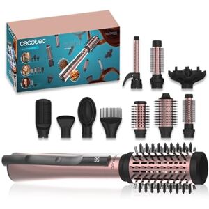 Cecotec Brosse à Air 10 Accessoires CeramicCare 10in1 AirBrush. 1200W, Sèche, Lisseur, Boucleur, Volumisateur, Diffuseur, Écran, Fonction Ionique, Revêtement en Céramique, Contrôle de la Température. Publicité Cecotec Brosse à Air 10 Accessoires CeramicCare 10in1 AirBrush. 1200W, Sèche, Lisseur, Boucleur, Volumisateur, Diffuseur, Écran, Fonction Ionique, Revêtement en Céramique, Contrôle de la Température. Publicité