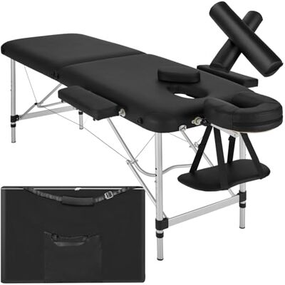 tectake ® Table de Massage Pliante Professionnelle 2 Zones Rembourrage épais Massage et Relaxation Cadre en AluminiumTable Esthetique Professionnel Lit de Massage Portable, Accessoires Inclus Noir - Publicité tectake ® Table de Massage Pliante Professionnelle 2 Zones Rembourrage épais Massage et Relaxation Cadre en AluminiumTable Esthetique Professionnel Lit de Massage Portable, Accessoires Inclus Noir - Publicité