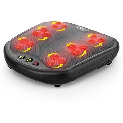 Snailax 2 en 1 Masseur de Pieds Shiatsu avec Chaleur, nœuds de Massage Flexibles pour Toutes Les Tailles de Pieds, Chauffe-Pieds, Appareil de Massage Pieds électrique soulageant Les douleurs… - Publicité Snailax 2 en 1 Masseur de Pieds Shiatsu avec Chaleur, nœuds de Massage Flexibles pour Toutes Les Tailles de Pieds, Chauffe-Pieds, Appareil de Massage Pieds électrique soulageant Les douleurs… - Publicité