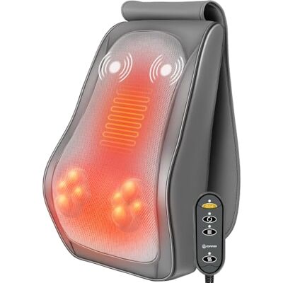 COMFIER Masseur de nuque shiatsu avec chaleur et vibration, coussin de massage 3D à rotation bidirectionnelle, pour cou, épaules, dos et jambes, usage maison & bureau, Cadeaux pour Femmes et Hommes - Publicité COMFIER Masseur de nuque shiatsu avec chaleur et vibration, coussin de massage 3D à rotation bidirectionnelle, pour cou, épaules, dos et jambes, usage maison & bureau, Cadeaux pour Femmes et Hommes - Publicité